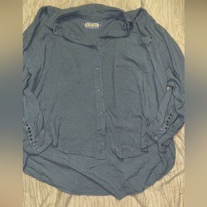 Free people hidden valley button down shirt